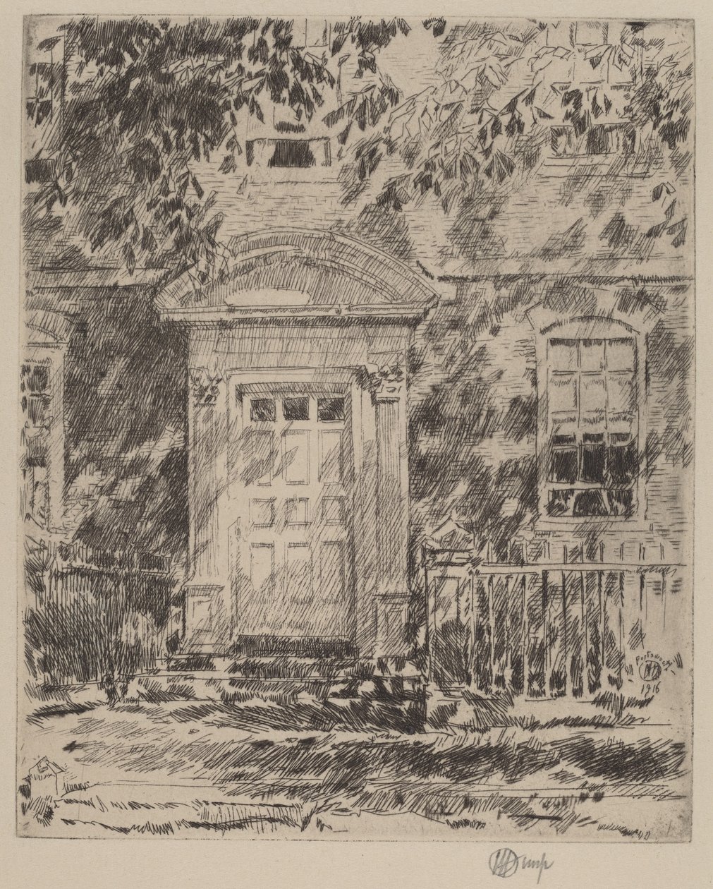 Portsmouth dörröppning av Childe Hassam
