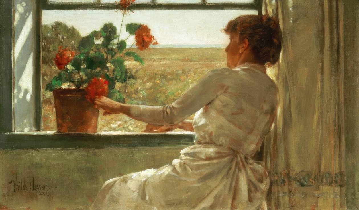 Sommarkväll av Childe Hassam