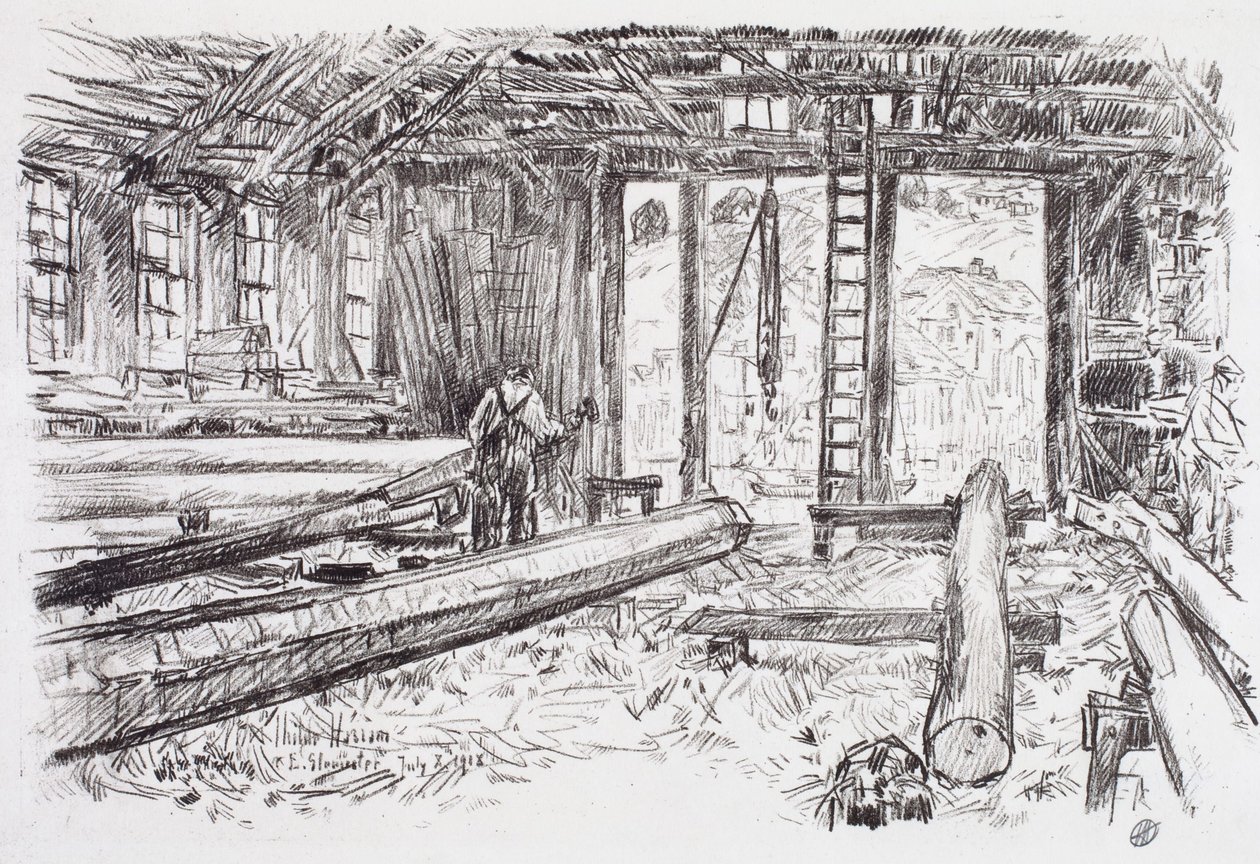 Spar Shop, Gloucester av Childe Hassam