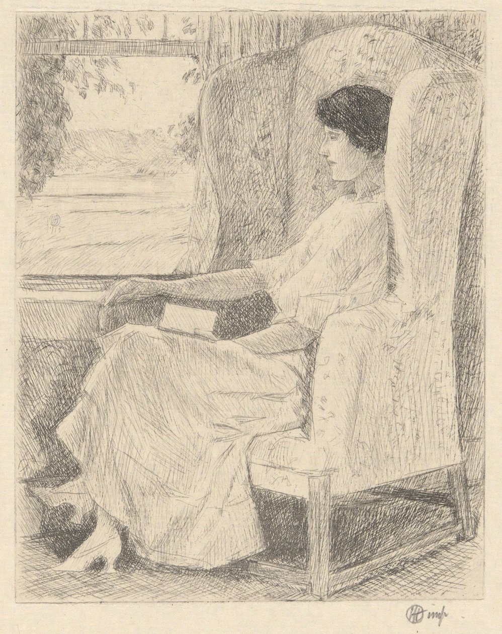 Den georgiska stolen av Childe Hassam