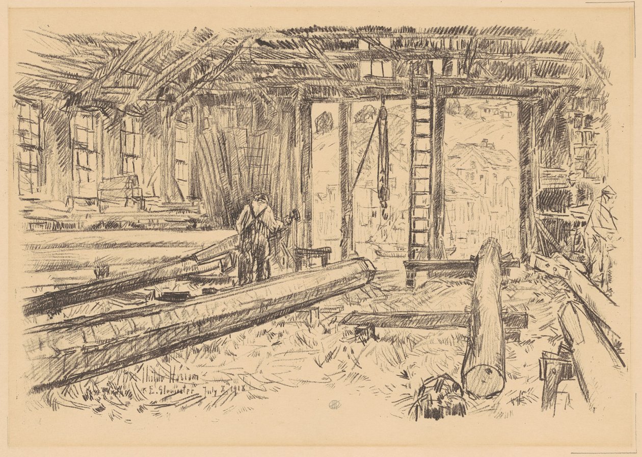 Sparbutiken, Gloucester av Childe Hassam