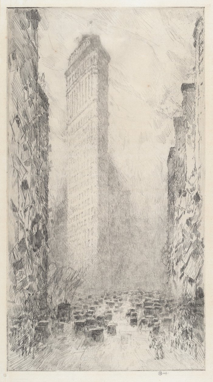 Washingtons födelsedag – Fifth Avenue & 23rd Street av Childe Hassam
