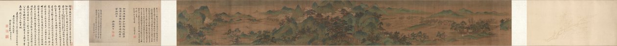 Landskap, Molnpalatset av China, Qing dynasty