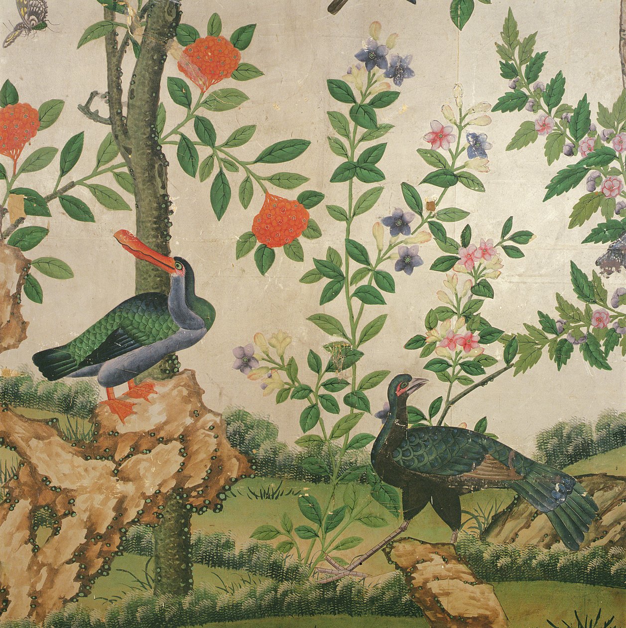 Fågeltapet, c.1840 av Chinese School