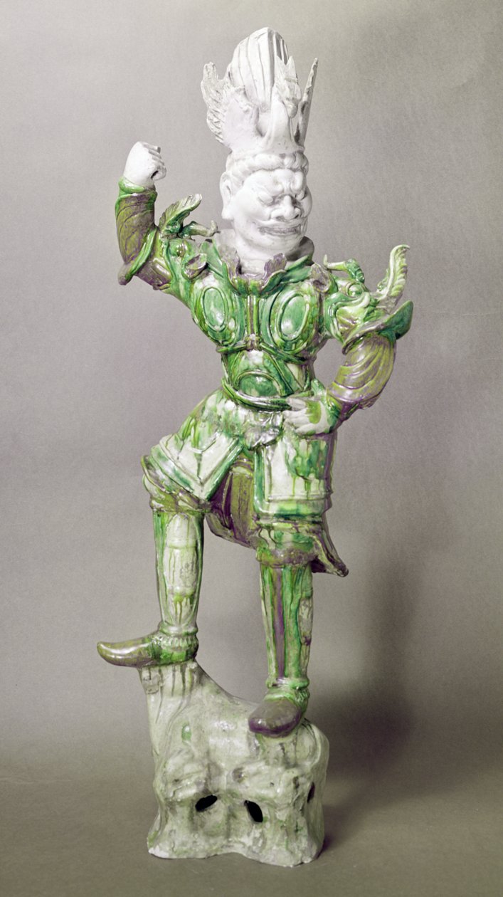 Gravvårdare av lergods, kinesisk, Tangdynastin (618-906) av Chinese School
