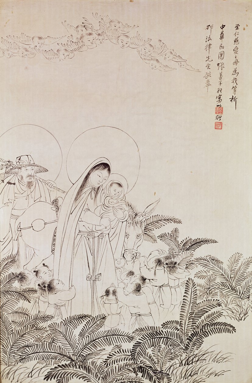 Madonna och barn av Chinese School