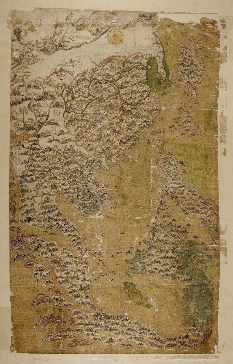 Selden-kartan över Kina av Chinese Master