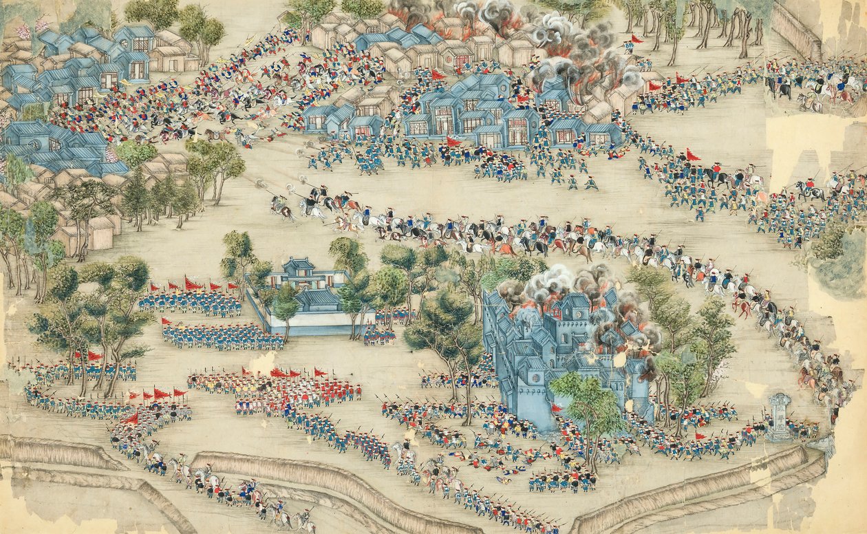 Taipingupproret, efter 1864. av Chinese Master.