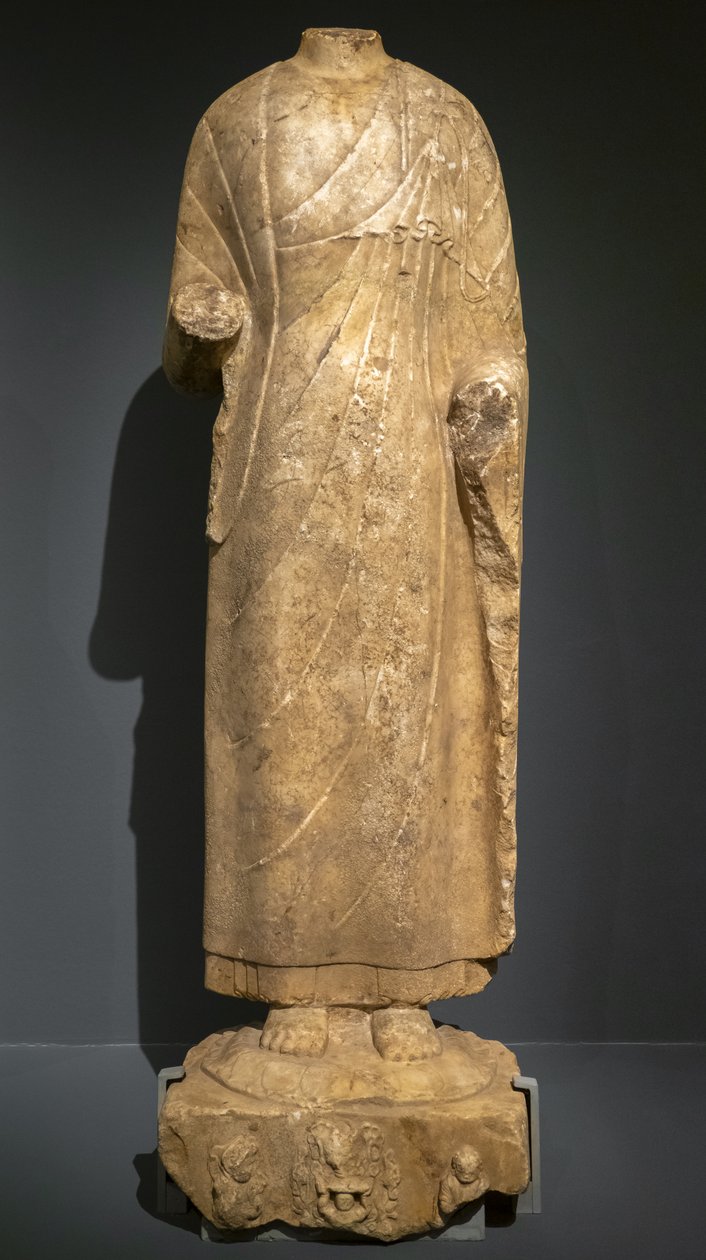 Buddha. Norra Kina, norra Qi-dynastin av Chinese School