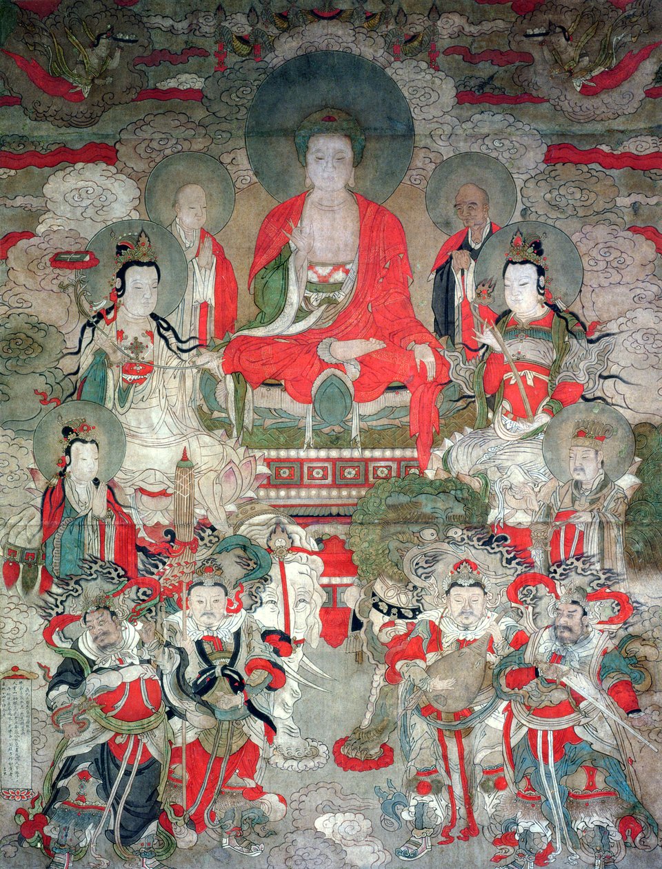 Buddhas, 1675 av Chinese School
