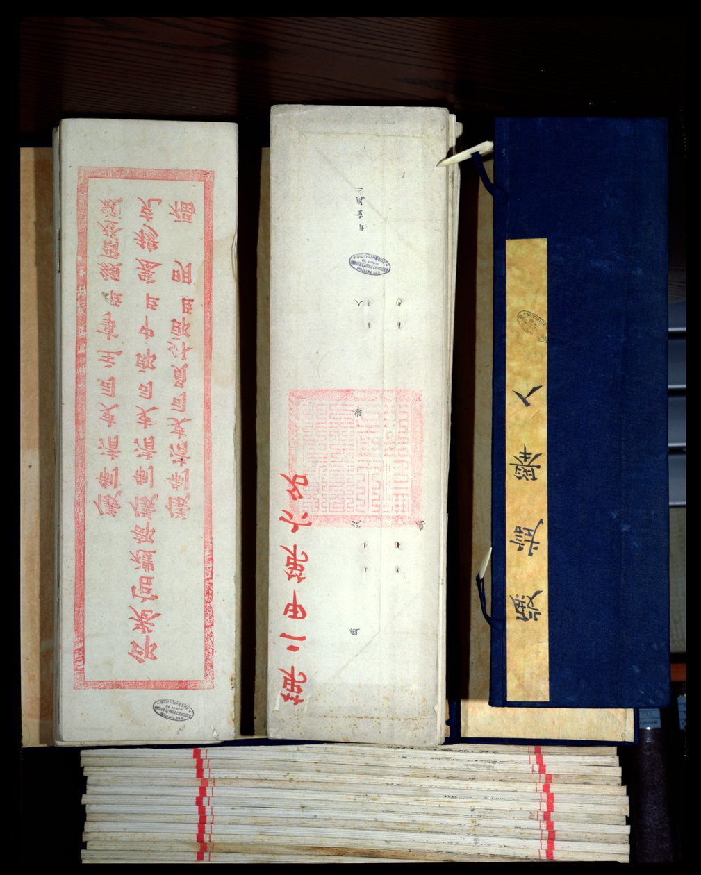 Kinesiska undersökningsark (bläck på papper) av Chinese School