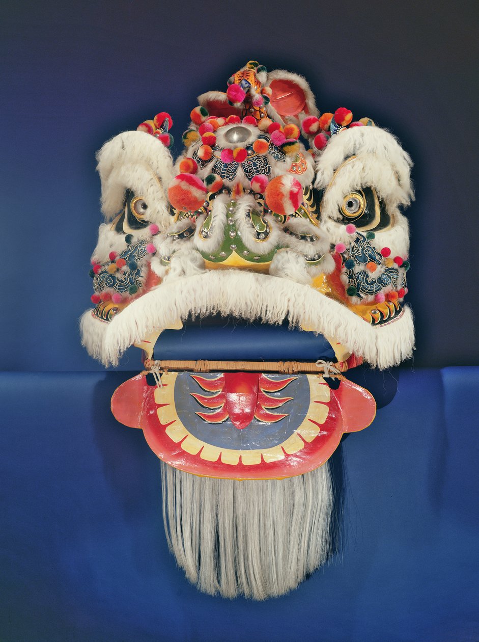 Dansande lejon, Hong Kong (papier mache) av Chinese School