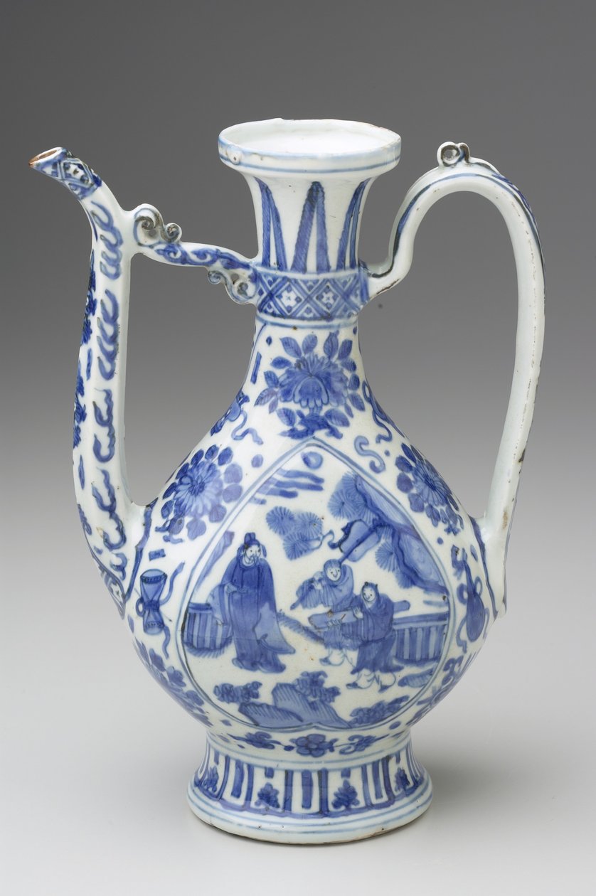 Ewer, Chia-Ching-perioden, Mingdynastin (porslin) av Chinese School