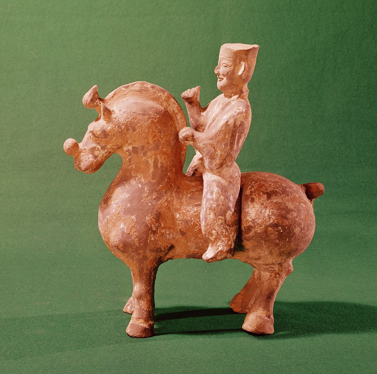 Rytter (terracotta) (se også 195544) swed av Chinese School