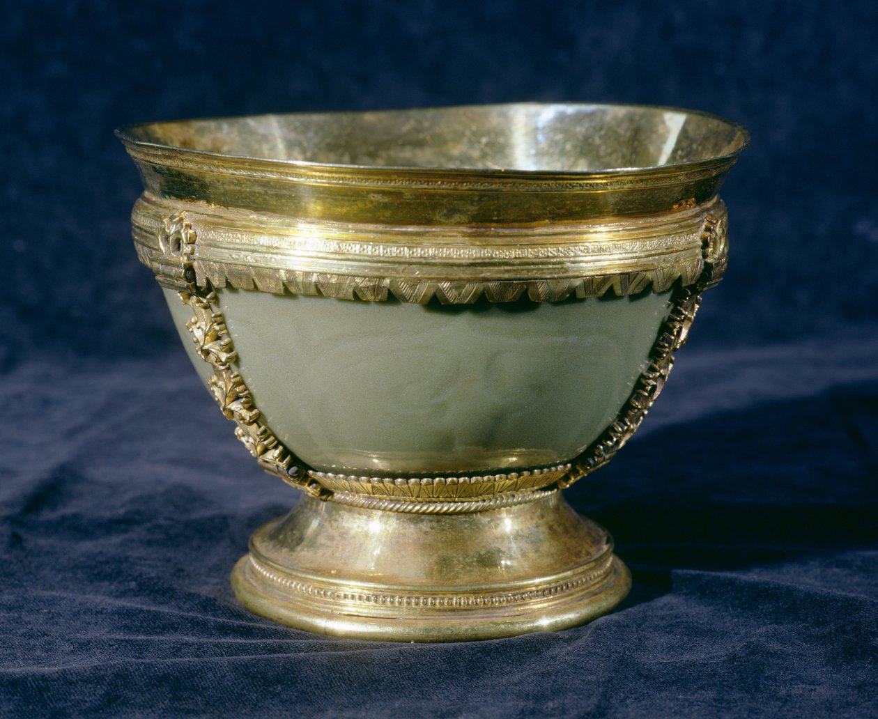Margham Celadon skål (glaserat porslin) av Chinese School