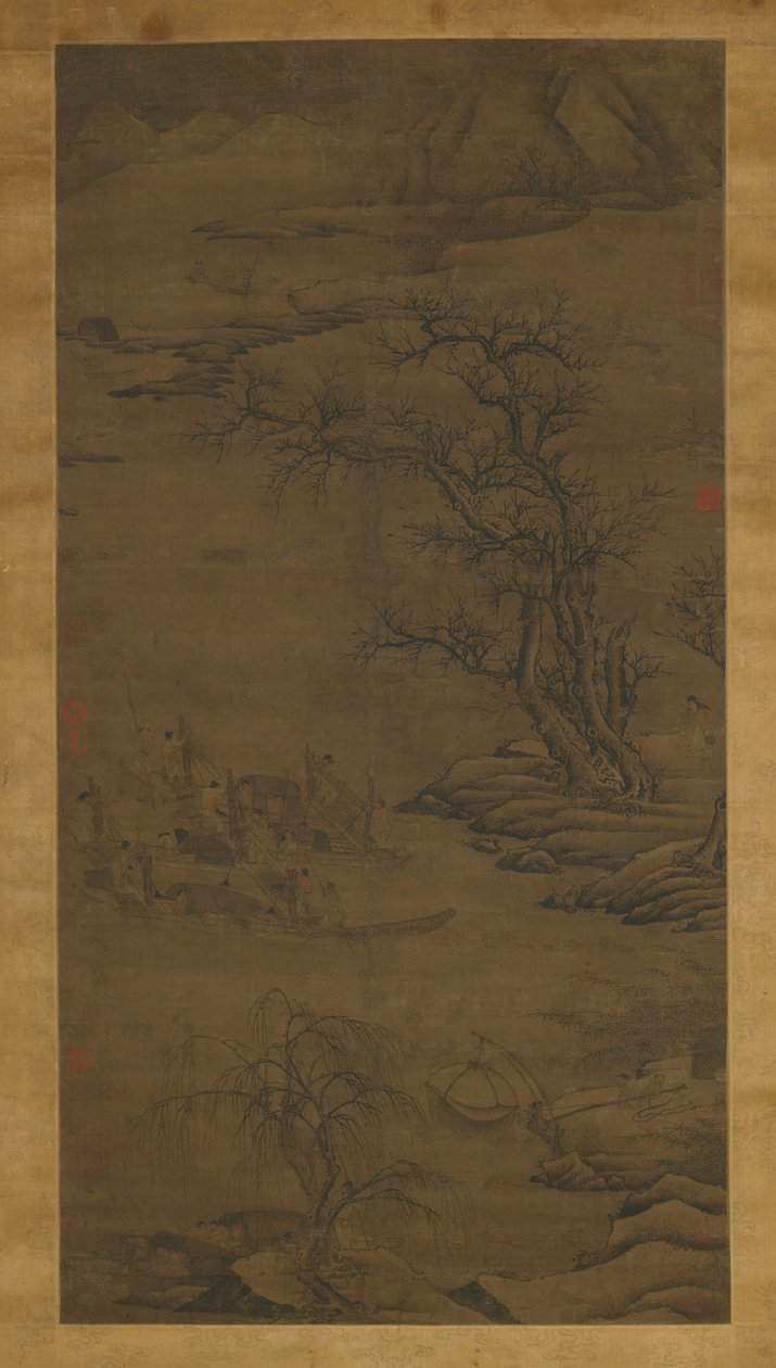 Fiskets nöjen, Mingdynastin av Chinese School