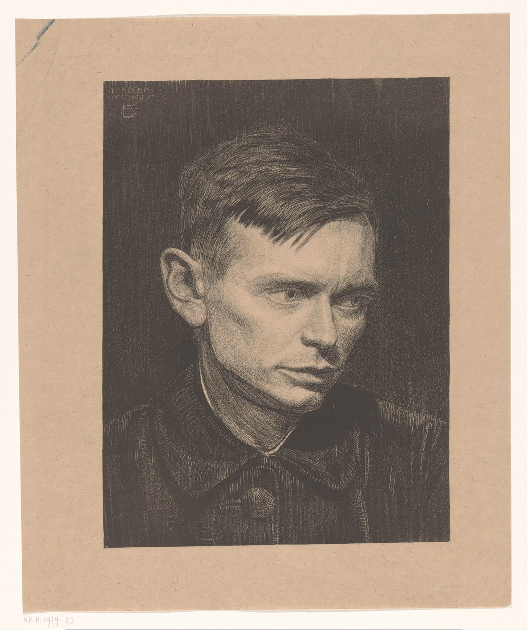 Porträtt av Jan Mankes av Chris Lebeau