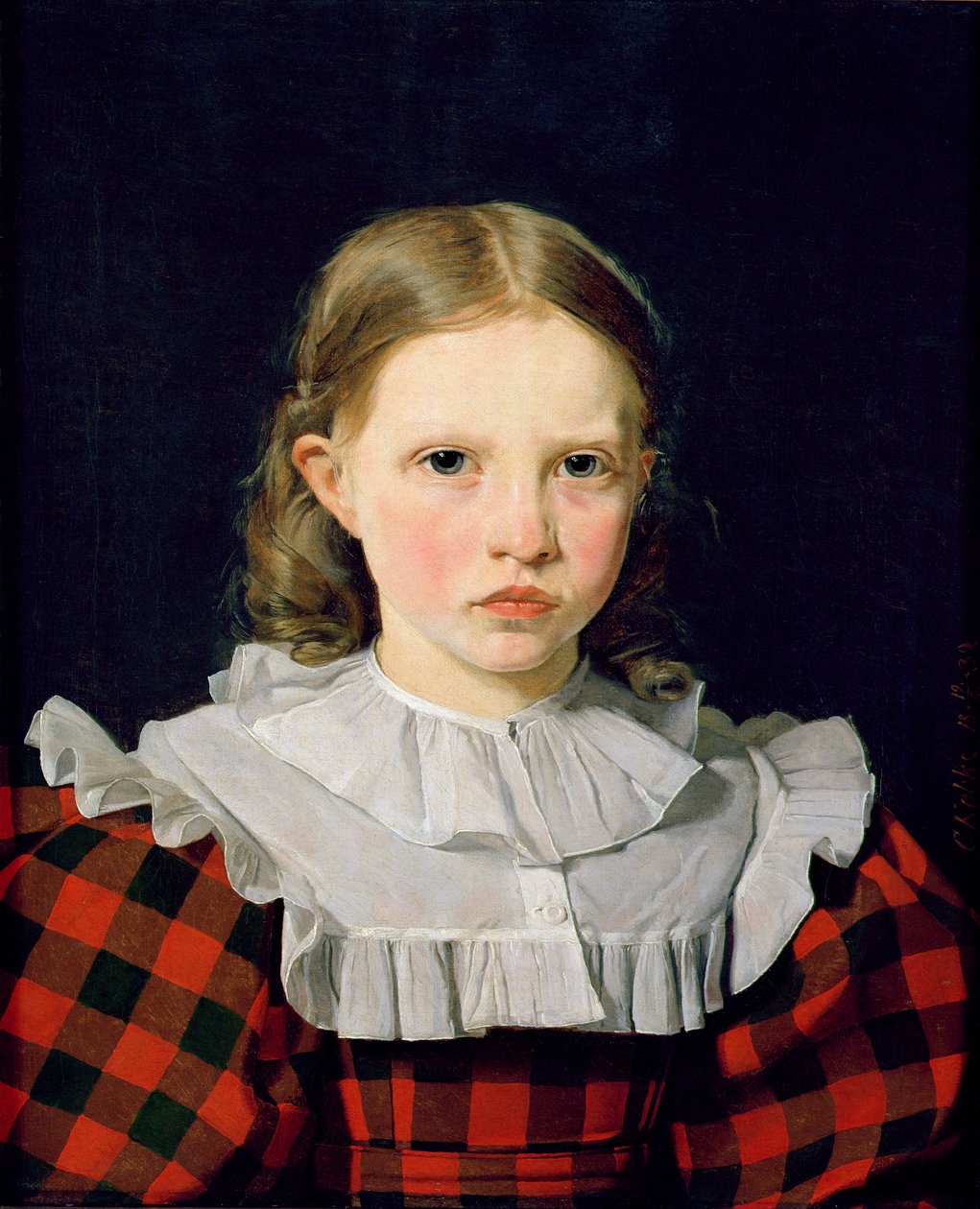 Picha ya Adolphine Kobke (1820-80) Juni 19, 1832 av Christen Schjellerup Købke