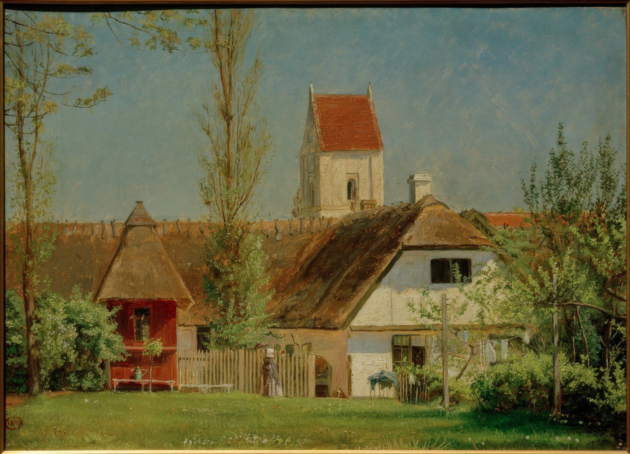 En prästgård. Hellestedt av Christen Dalsgaard