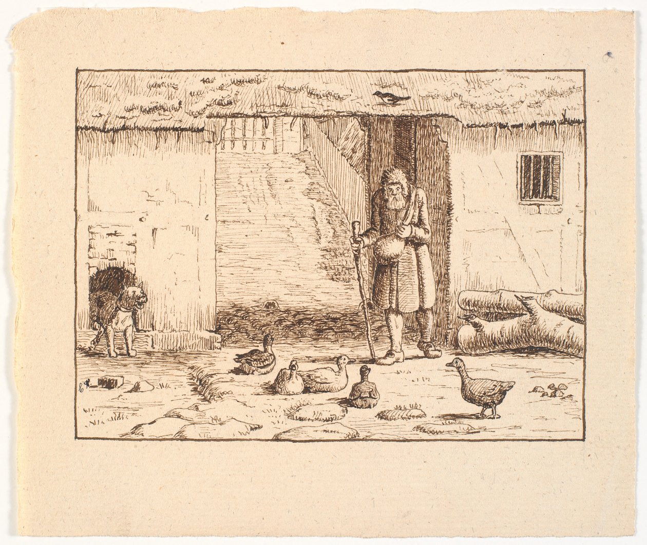 Illustration för St. St. Blicher, De tre heliga kvällarna av Christen Dalsgaard