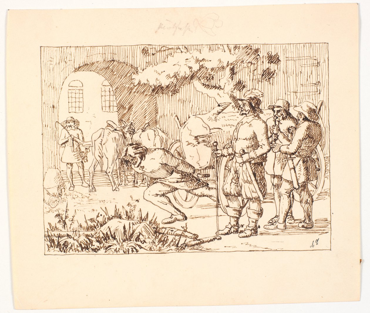 Illustration för St. St. Blicher, De tre heliga kvällarna av Christen Dalsgaard