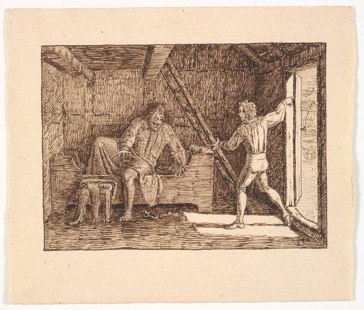Illustration för St. St. Blicher, De tre heliga kvällarna av Christen Dalsgaard