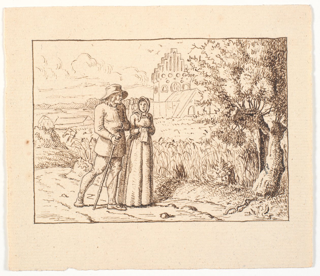Illustration för St. St. Blicher, De tre heliga kvällarna av Christen Dalsgaard