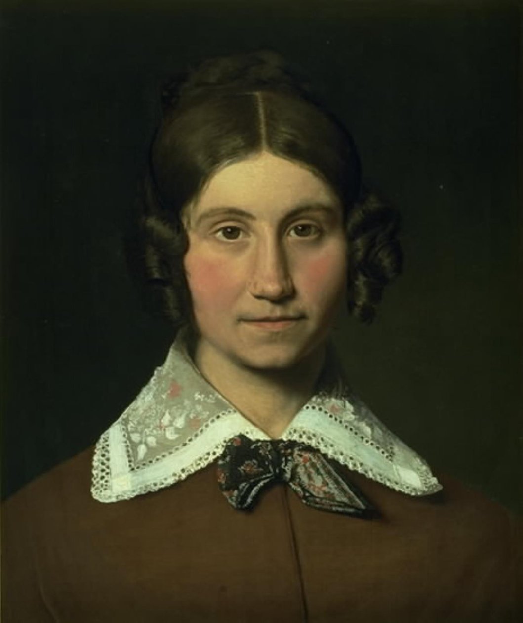 Illustration till balladen Der Gang nach dem Eisenhammer av Friedrich Schiller. av Christen Købke