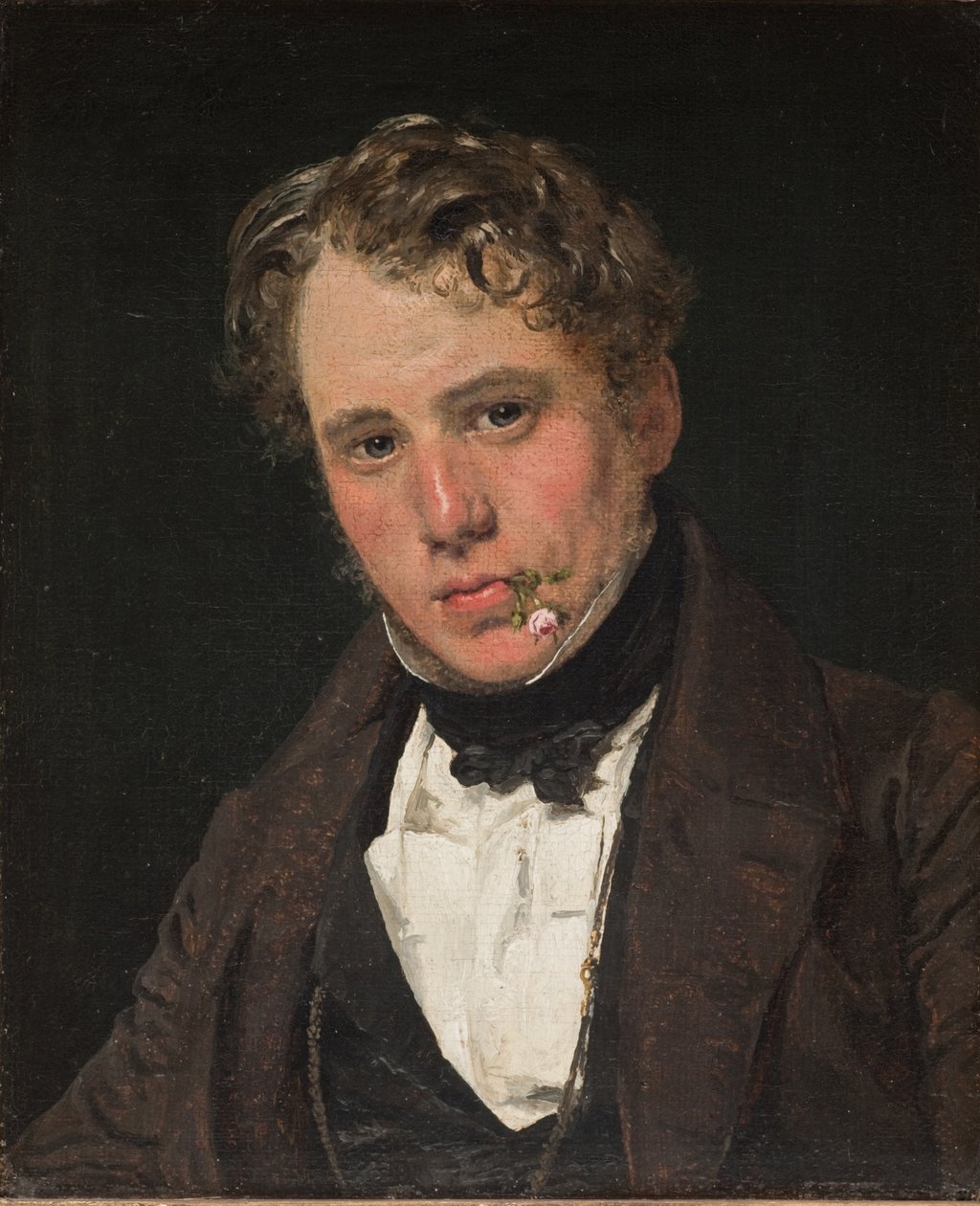 Porträtt av målaren Wilhelm Marstrand av Christen Købke