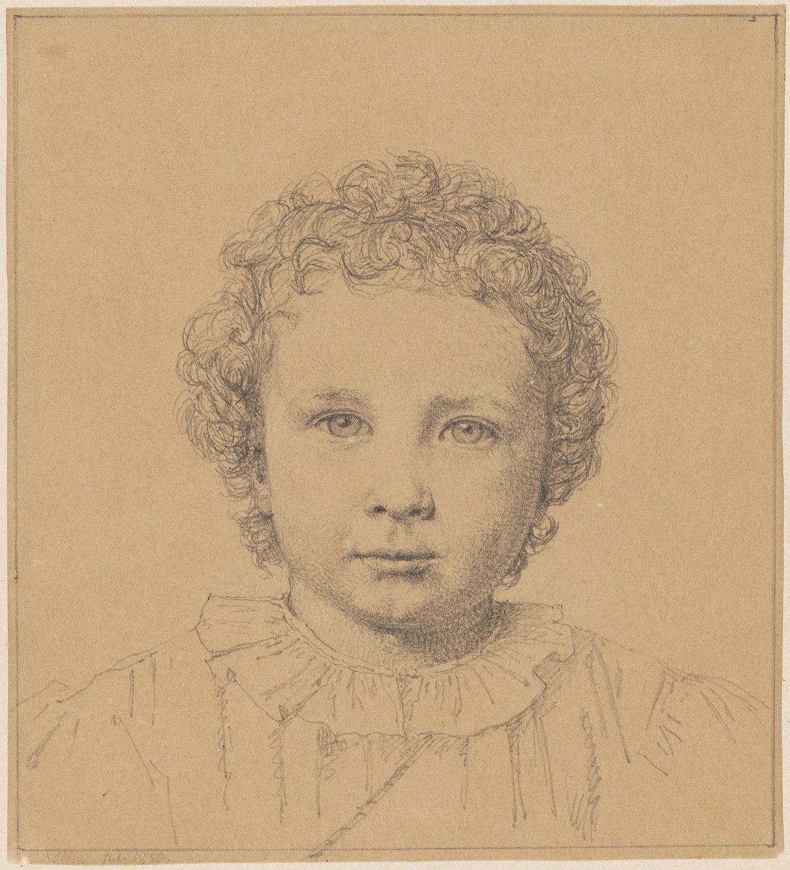 Carl [Ludvig Vilhelm Rømer] von Nutzhorn (1828-1899), inrikesminister och justitiekansler, guvernör i Vejle län av Christen Købke