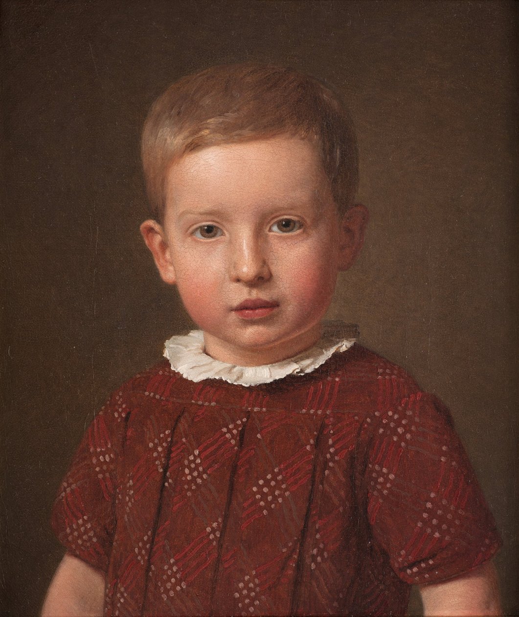 Johan Jacob Krohn, konstnärens brorson, som barn av Christen Købke