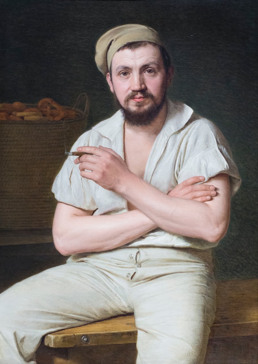 Porträtt av Wilhelm Bendz, ca 1830 (olja på duk) av Christen Schjellerup Kobke