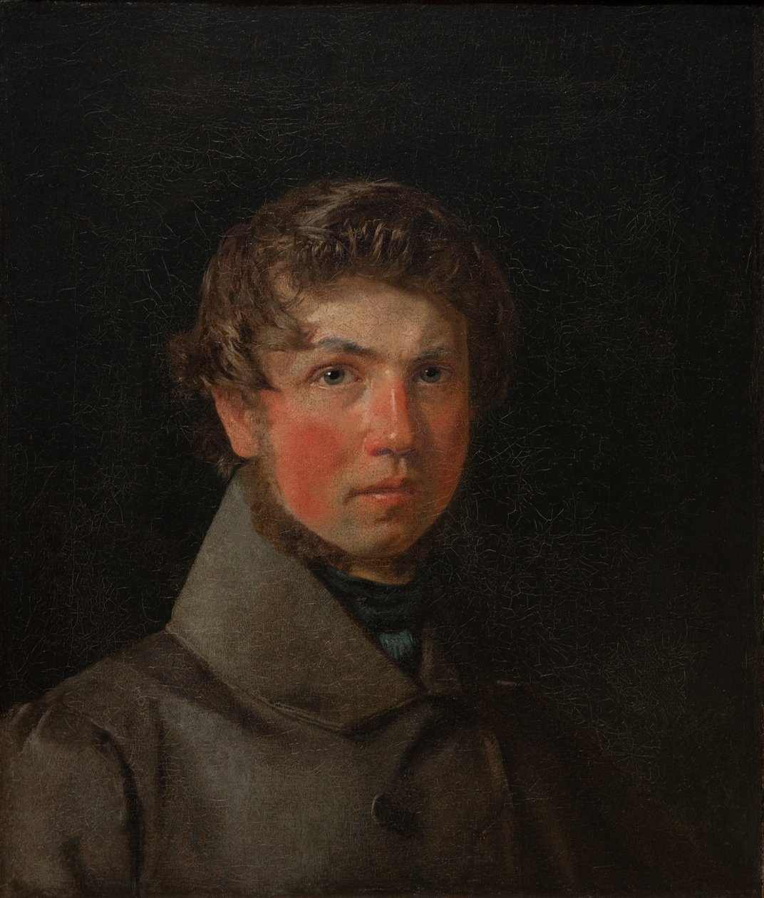 Självporträtt, ca. 1833 (olja på duk) av Christen Schjellerup Kobke