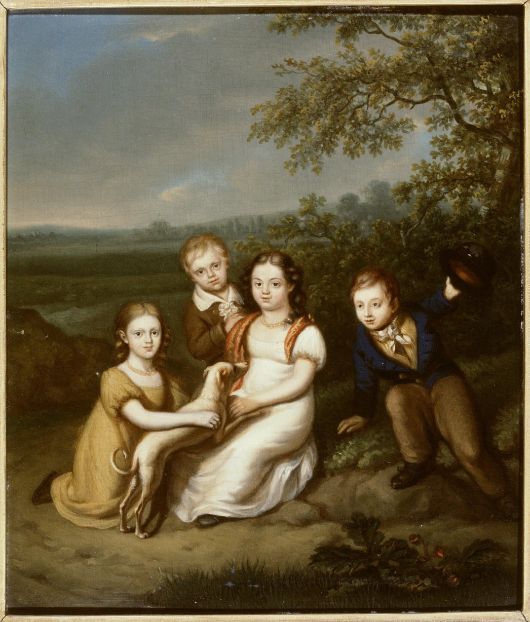 Porträtt av barnen till Nicolaas van Heukelom (1761-1809) av Christiaan van Geelen