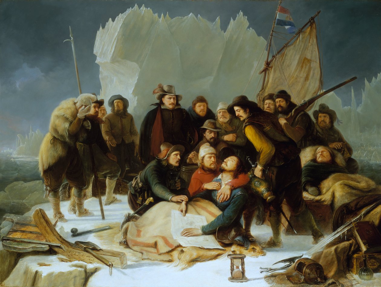 Willem Barents död, 20 juni 1597 av Christiaan Julius Lodewyck Portman