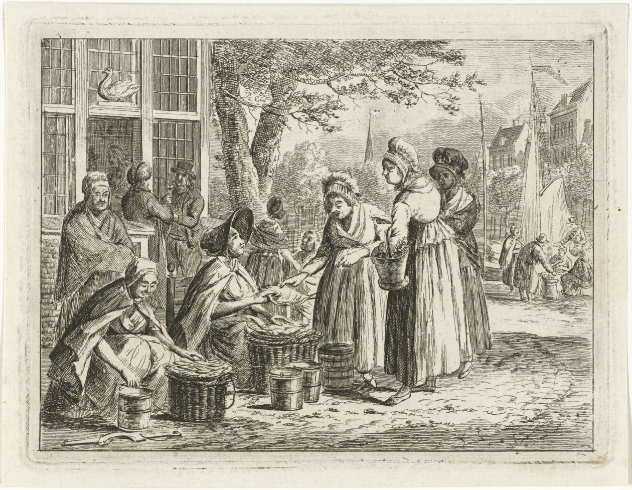 fiskhandlare av Christiaan Meijer