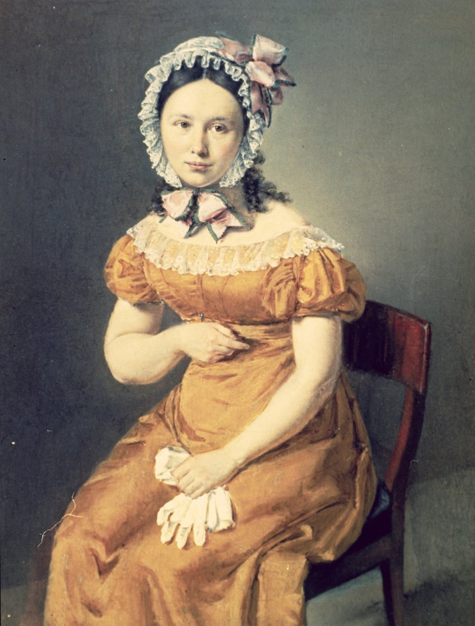 Konstnärens hustru Catharine, 1825 av Christian Albrecht Jensen
