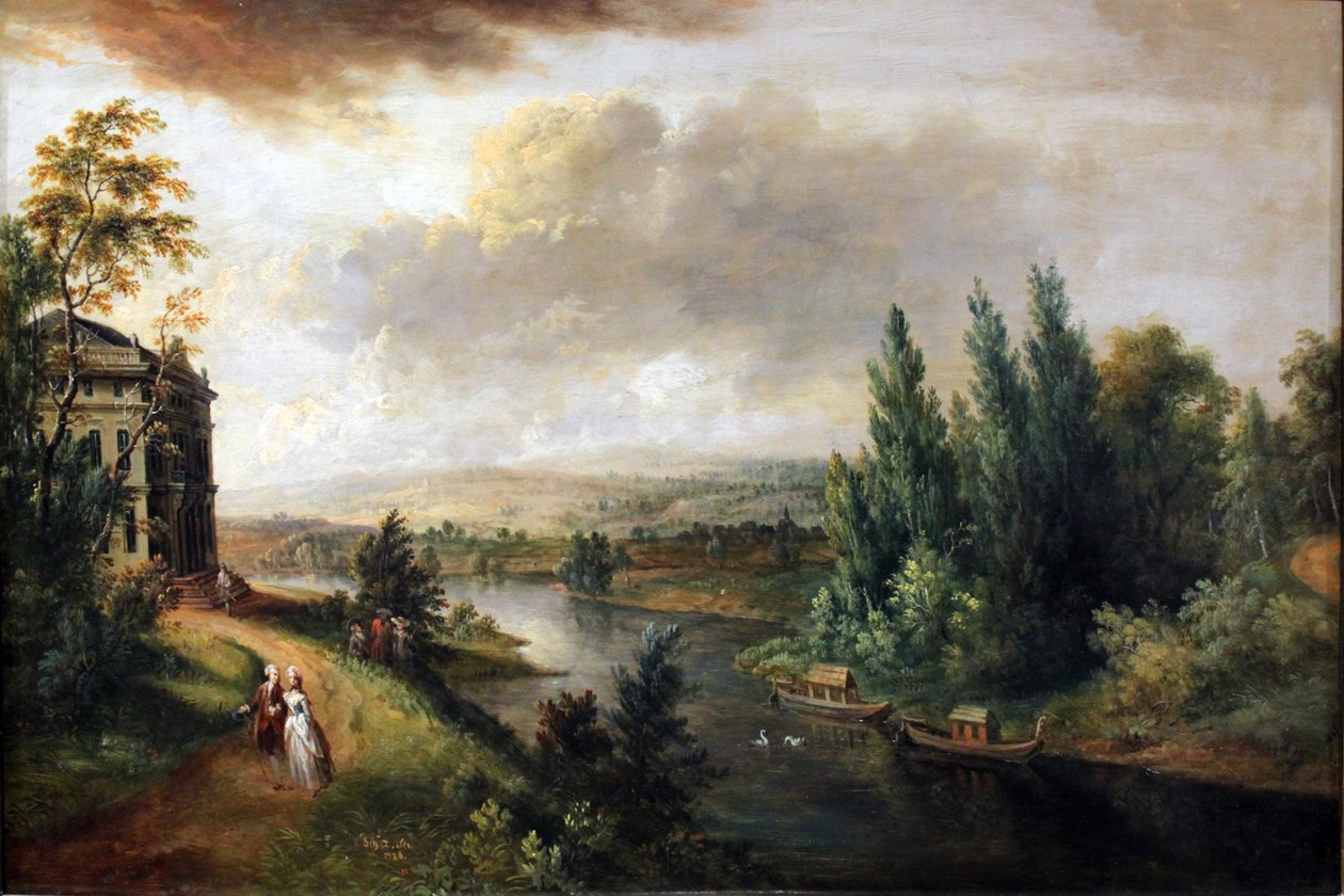 Schönbusch Castle near Aschaffenburg av Christian Georg Schutz