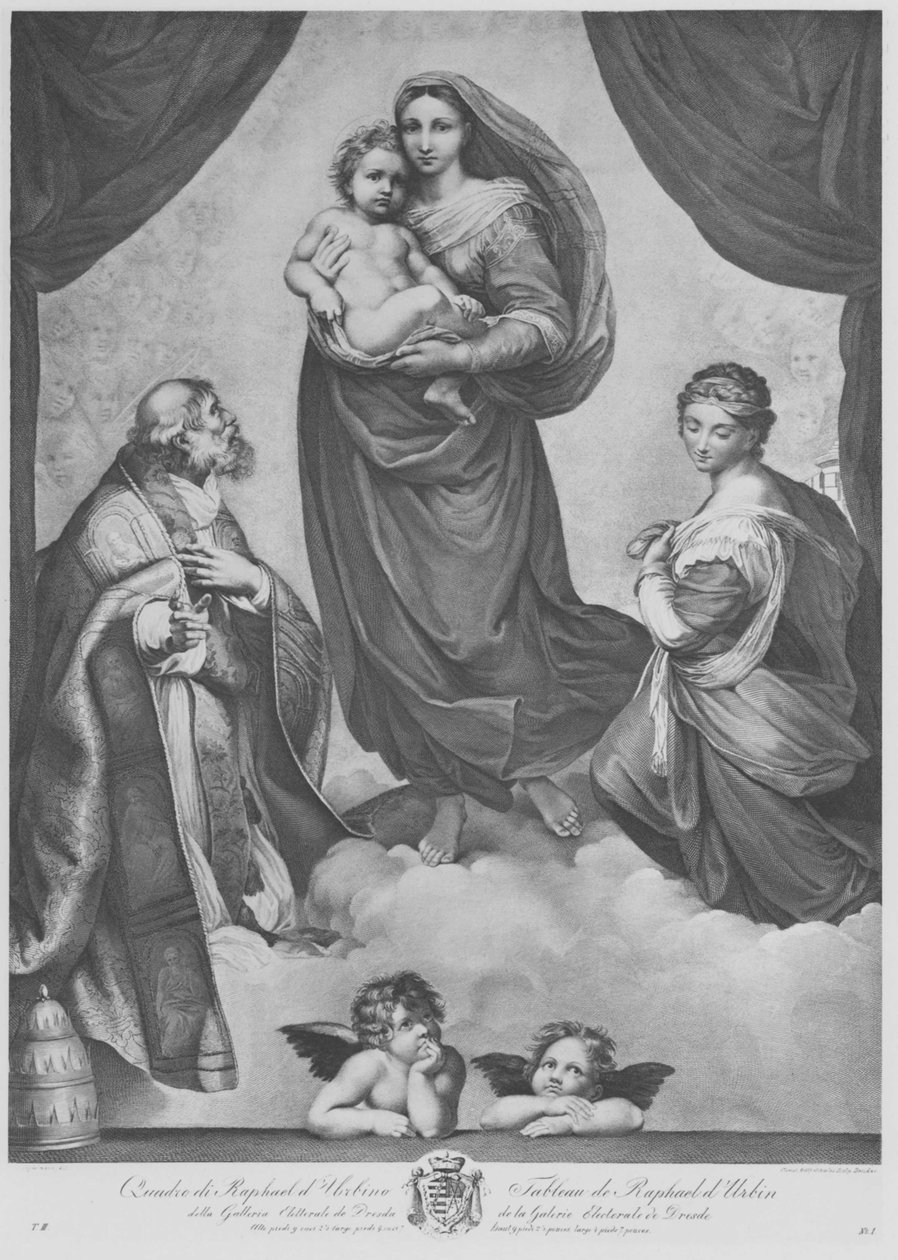 Die Sixtinische Madonna av Christian Gottfried Schultze