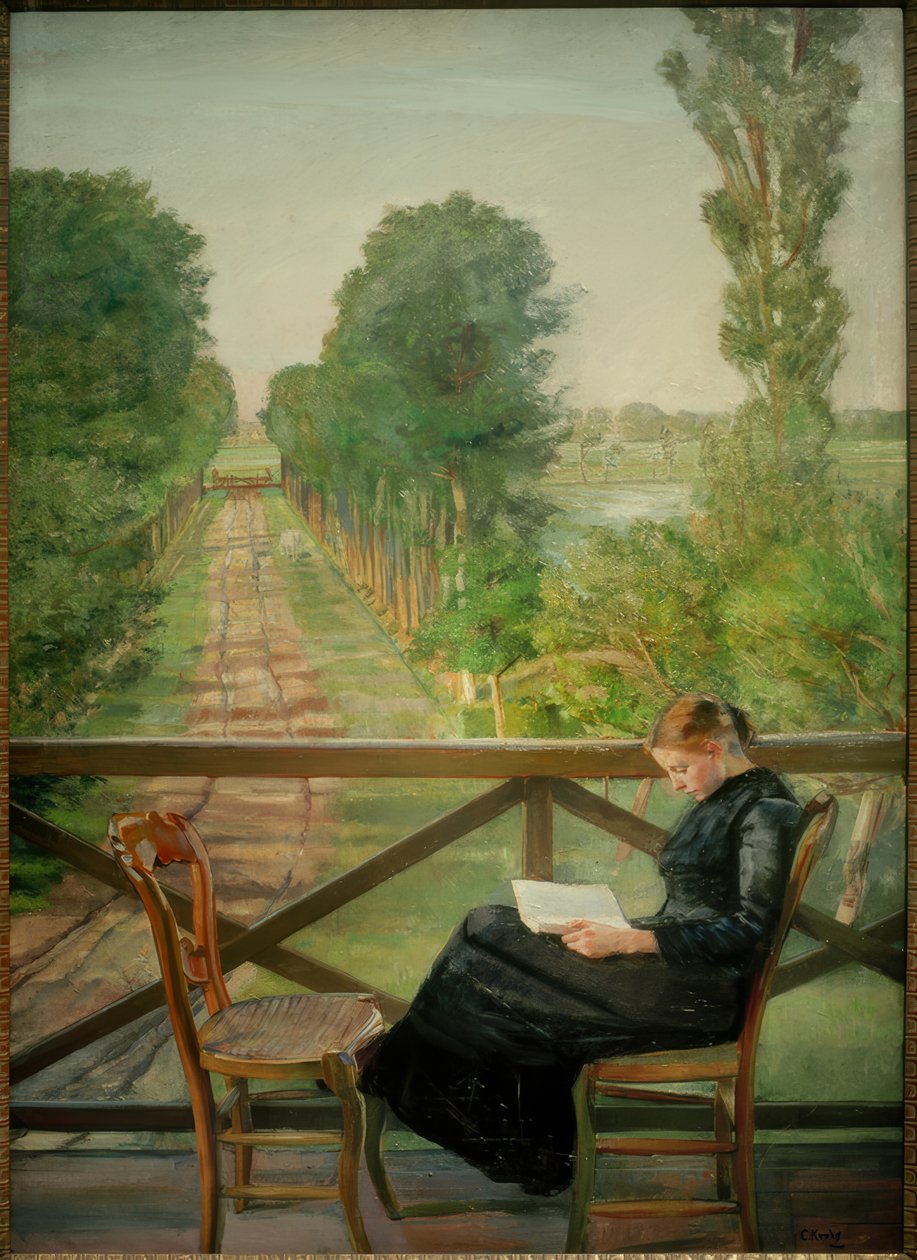 Villa Britannia, Belgien av Christian Krohg