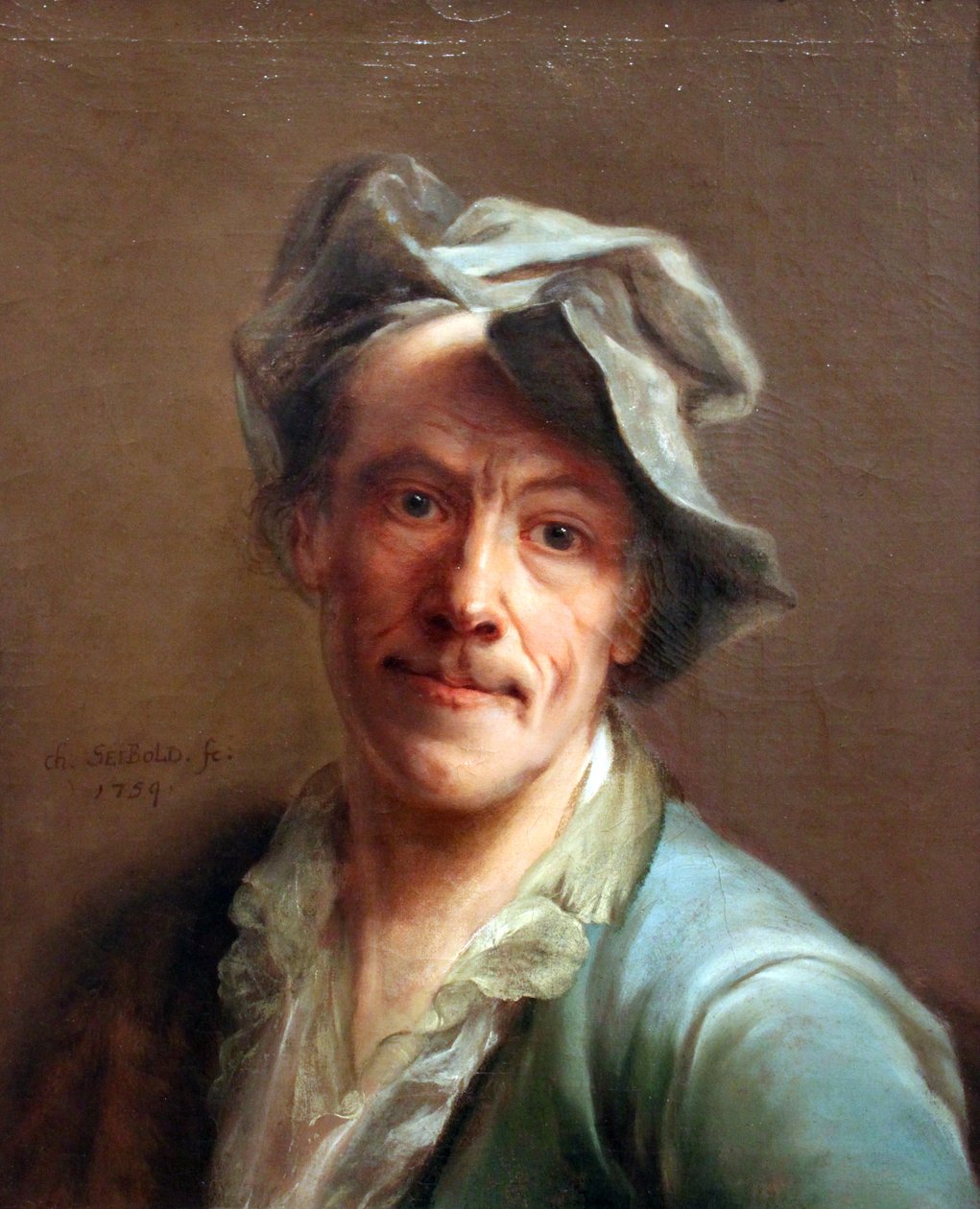 Självporträtt av Christian Seybold