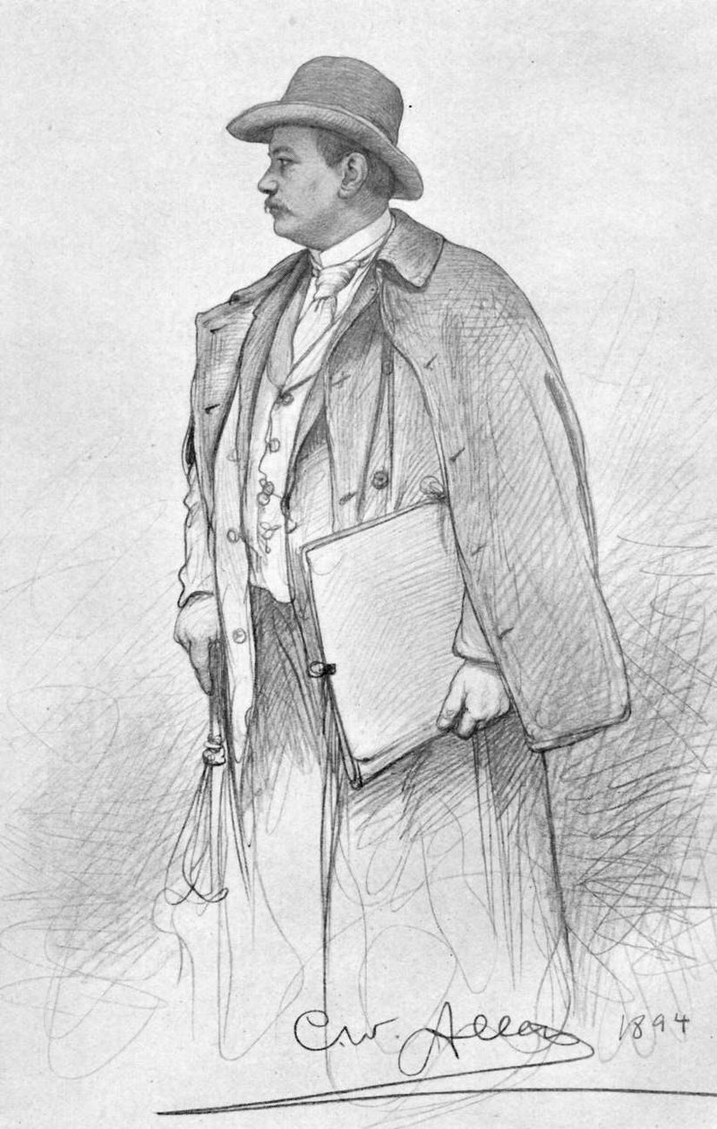 Self-portrait av Christian Wilhelm Allers