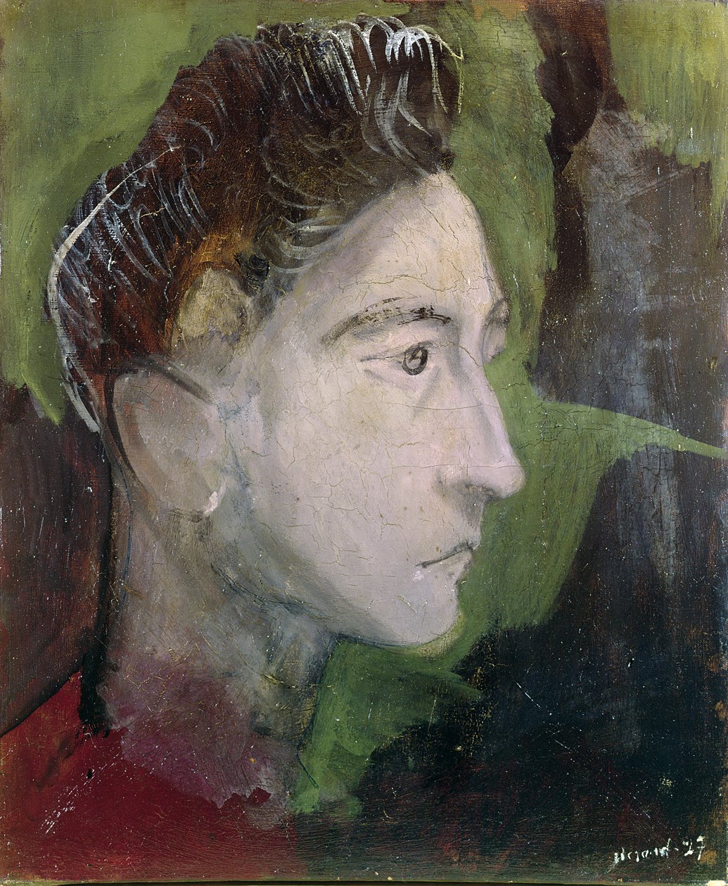 Porträtt av Jean Cocteau (1889-1963) 1927 (olja på duk) av Christian Bérard