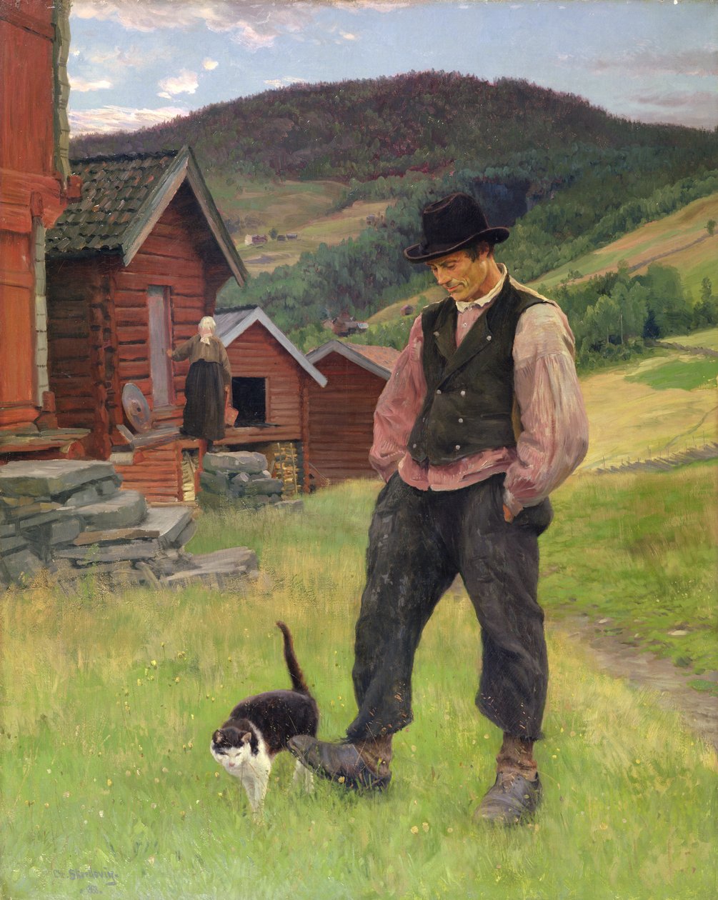 Idyll av Christian Eriksen Skredsvig