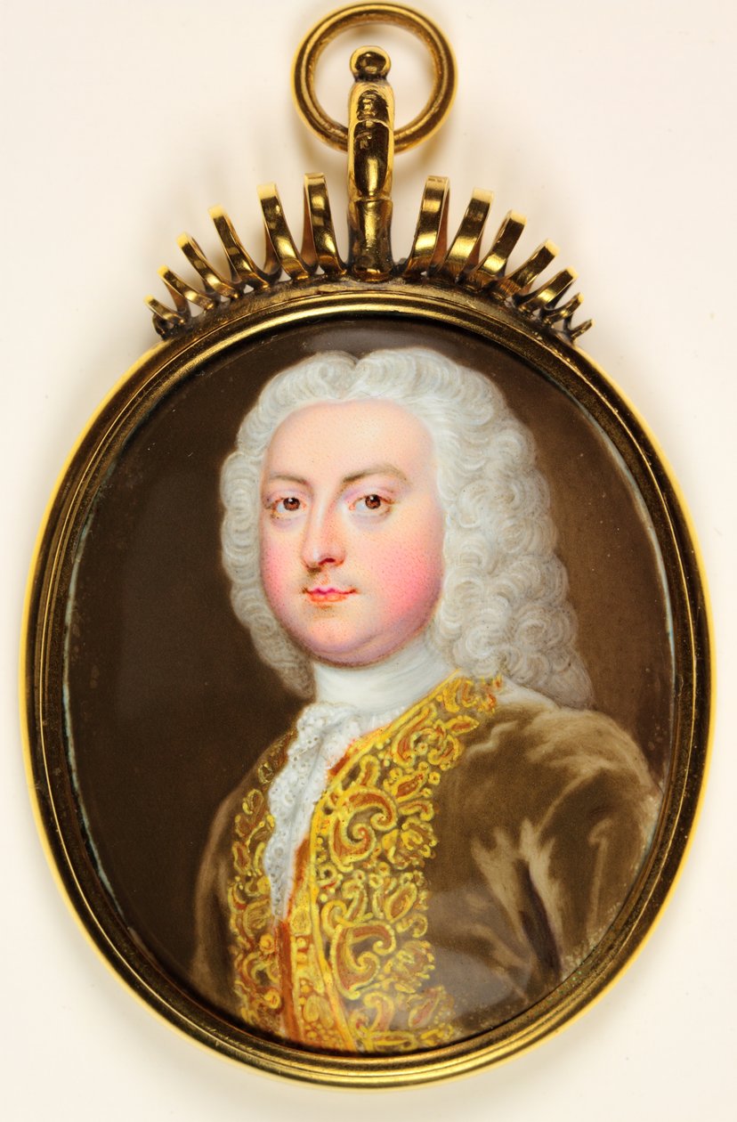En gentleman som heter Prince George of Denmark (wc på veläng) (se även 3076023) av Christian Friedrich Zincke