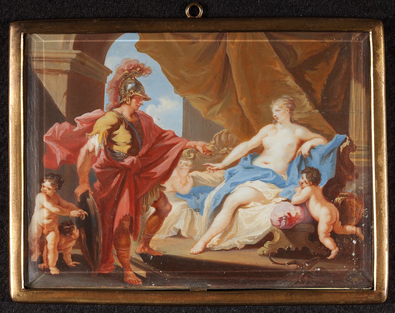 Mars und Venus av Christian Friedrich Zincke