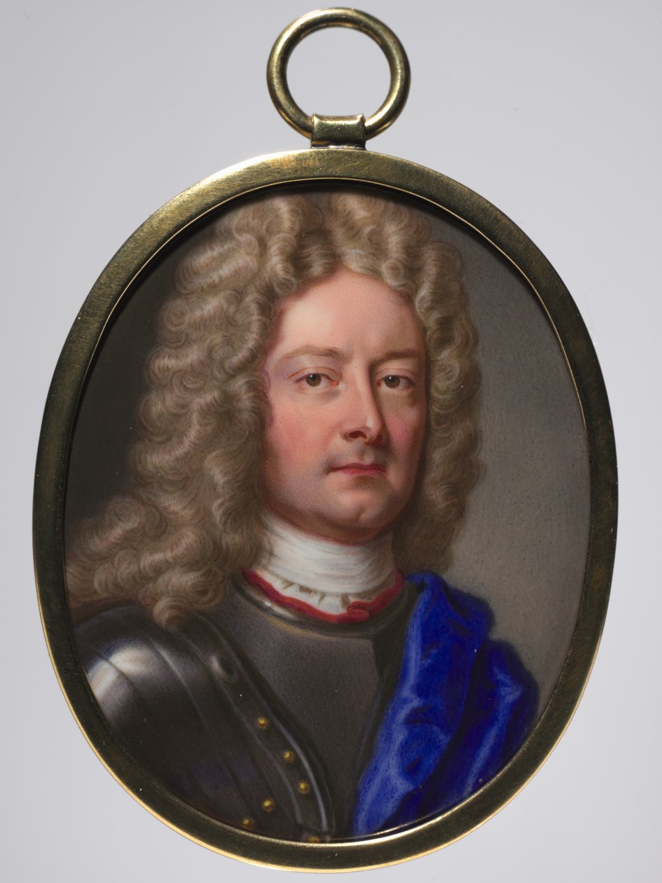 Porträtt av John Churchill, 1:e hertig av Marlborough, 1715. av Christian Friedrich Zincke