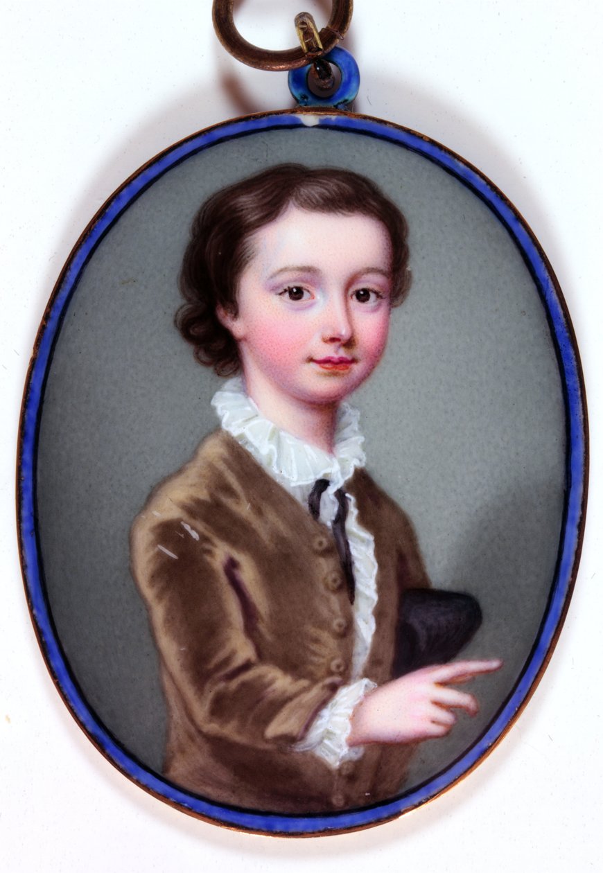 William Henry Cavendish Bentinck, markis av Titchfield, senare 3:e hertigen av Portland (emalj) av Christian Friedrich Zincke