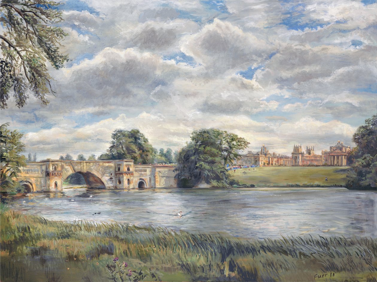 Blenheim Palace, 2011 (olja på duk) av Christian Furr