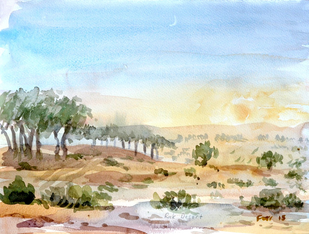 Raköknen, 2016 (akvarell) av Christian Furr